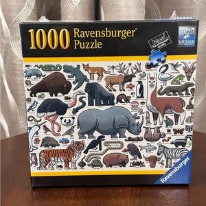 Ravensburger “You Wild Animal!”1000 Piece Jigsaw Puzzle - NIB
